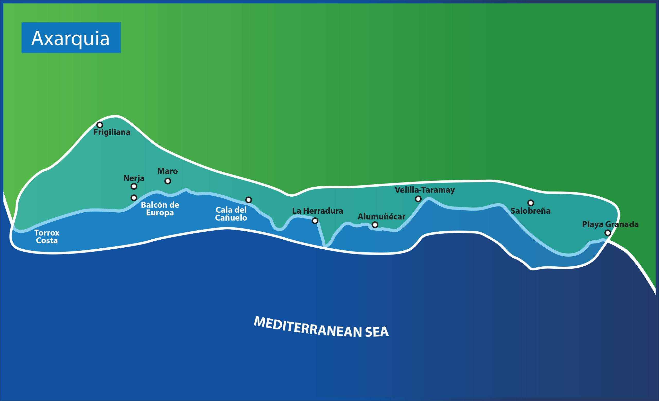 Costa Blanca Coverage Map