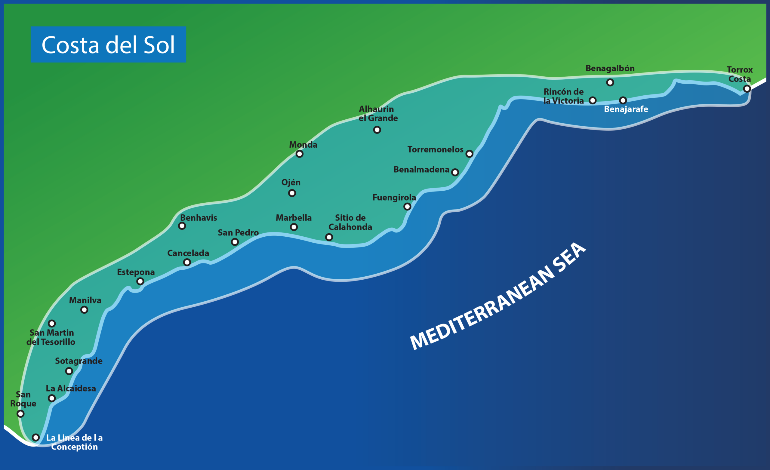 Costa del Sol Coverage Map